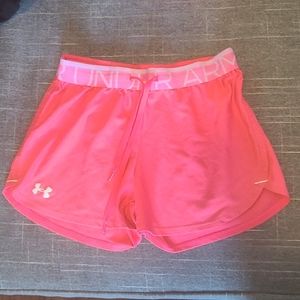 Under Armour athletic shorts with tie at waist